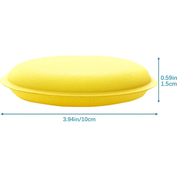 Car Polishing Sponge, 12 Pcs Car Wax Applicator Pads Microfiber P