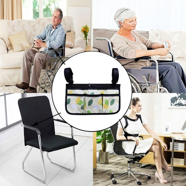 ##/Armstödssidor med hängande fickor och reflexband##/
