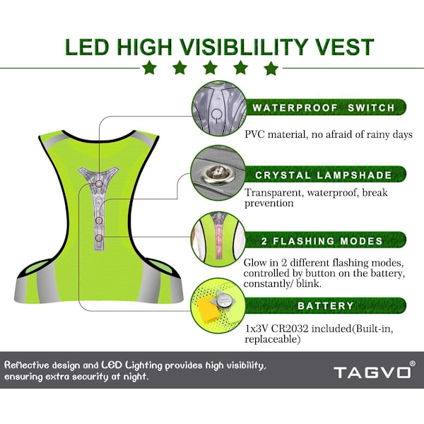 Reflekterende Cykelsafetyvest