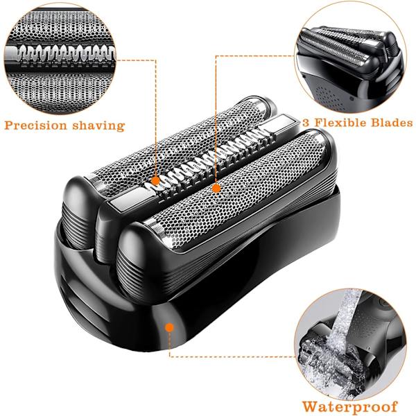 Reserve barberhode, reservedel for barber 21b kompatibel med 3,300