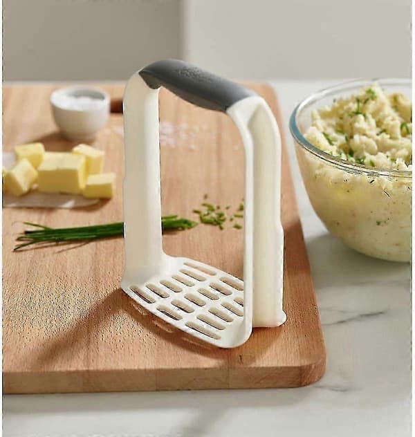 Easy-Mash Potatisstöt i Plast med Halkfritt Grepp, Kantskrapande Kanter