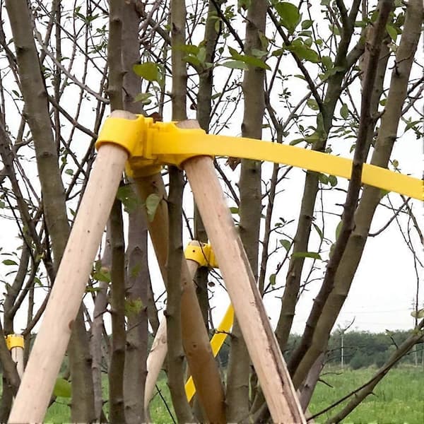 Växtstöd Stor Träd Växande Stödpinnar Stativ Plastkoppar Trädgårdsredskap 50cm Strap