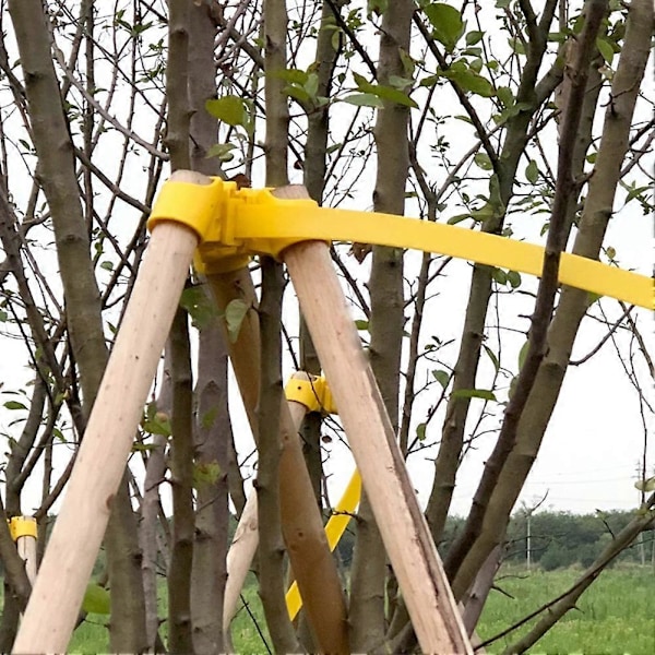 Växtstöd Stor Träd Växande Stödpinnar Stativ Plastkoppar Trädgårdsredskap 80cm Strap