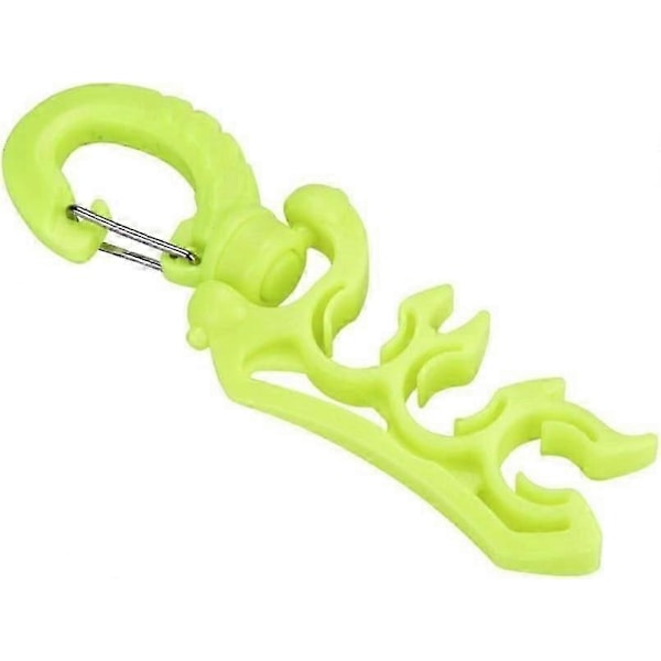 Dykkerslange, 2 farger dykkerslangeholder med dobbel BCD-plastklips Scuba-slangeregulator Dykk Ac
