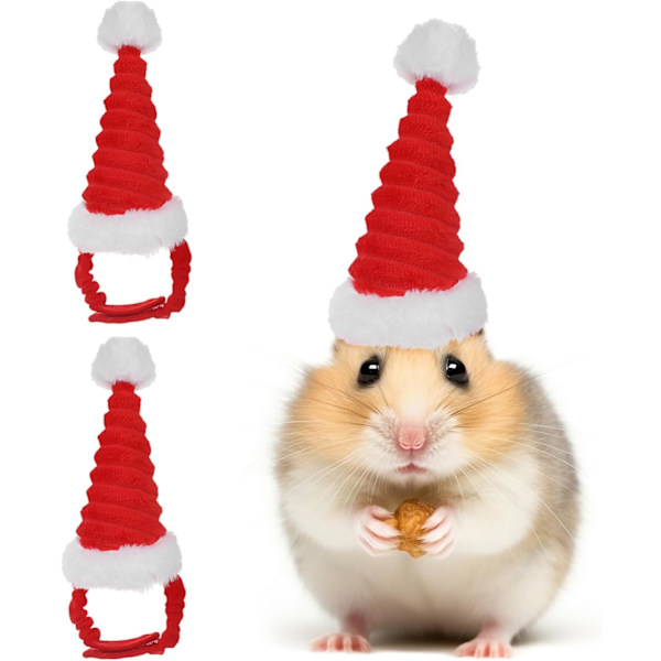 ##/2 st julhattar för katt kanin tomteluva tomteluva jul ##/