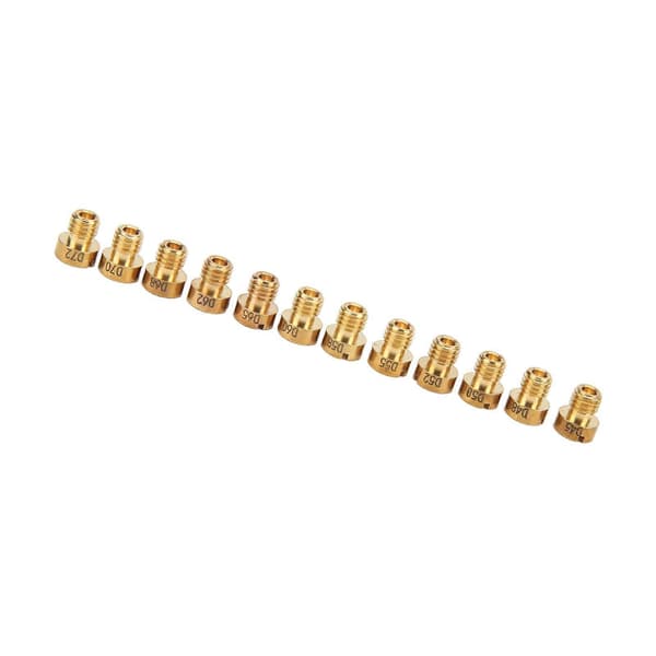 12 stk. Karburator Hoveddyser Metal Karburator Hoveddyse til Dellorto PHBG SHA SHB SHBC