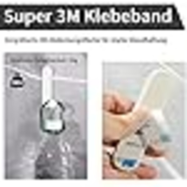 ##/Vita självhäftande krokar 4-pack##/