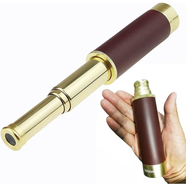 Pocket Monocular, 25 x 30 CM Retro Pirate Telescopoe Binocular Sa