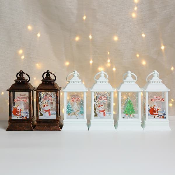/#/Julebord Lysestake Lampe - Elg, LED Juledekorasjon/#/