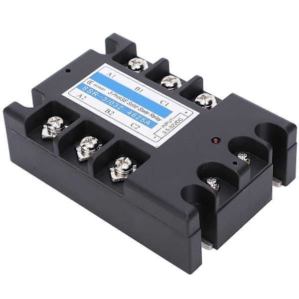 3-faset SSR DC-styring AC 480V 25A Solid State Relæ Industrielt Udstyr SSR-3/032-4825A