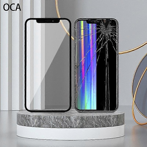 1 Sæt Touch Screen Udskiftning Professionelt Reparationsværktøj med OCA Lim Front Glas Skærm Reparationssæt Kompatibel iPhone 12 Mini/12/12 Pro/12 Pro Max for iPhone 12