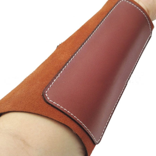 ##/Armbågsskydd Armskydd Underarmskydd PU-Läder Armbågsskydd Traditionell Armband med Justerbara Remmar Skyddsutrustning för Bågskytte##/