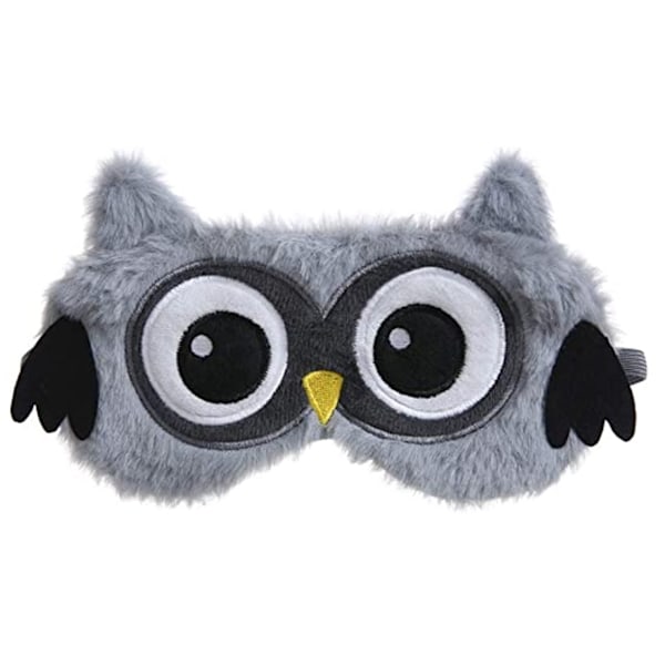 Sömnmask för djur - Söt och rolig 3D-mjuk fluffig tecknad ögonmask