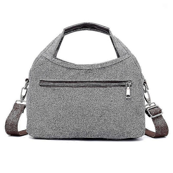 Dame Håndtasker Punge Lærredstasker Casual Messenger Tasker Små Håndtasker 5 Farver Grey