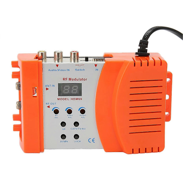 Digital RF-modulator for PAL NTSC-format HD Multimedia Interface og AV til RF-konverter for hjemme-TV AC 90–240 V US-plugg