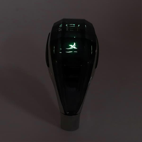 Bil Krystal Gear Skifteknop 7 Farver LED Ridsefast Modifikation til M12 M10 M8 Interface
