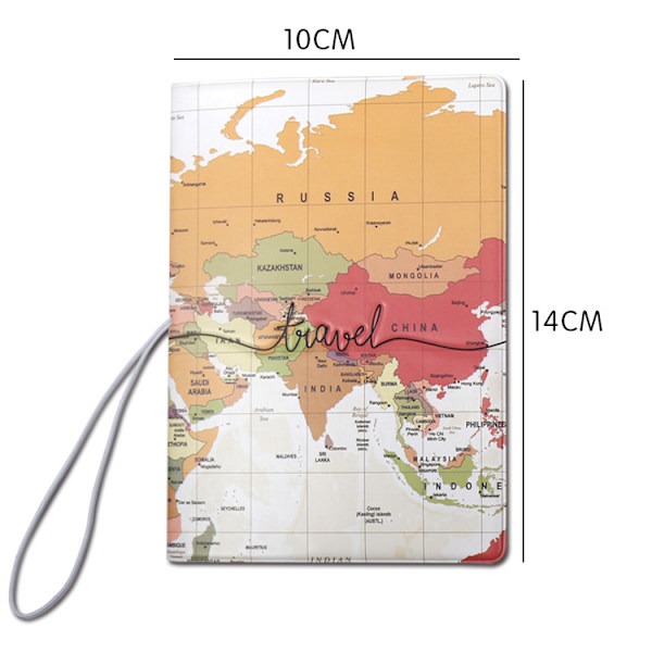1x Passportholder Beskyttende Deksel - PVC og Plast Pass C