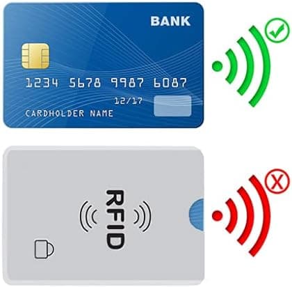 ##/10-pack - Skyddande aluminiumfodral för kontaktlösa Visa NFC RF##/