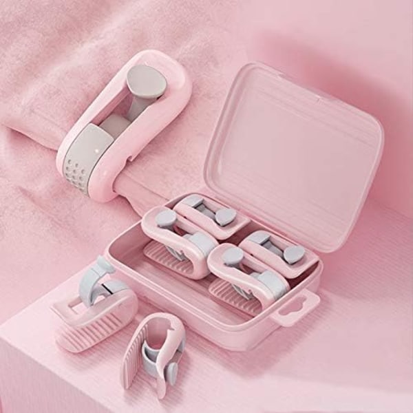6 Pack Pink Dynebetræk Clips, Dyne Cover Clips, Pinless and Co