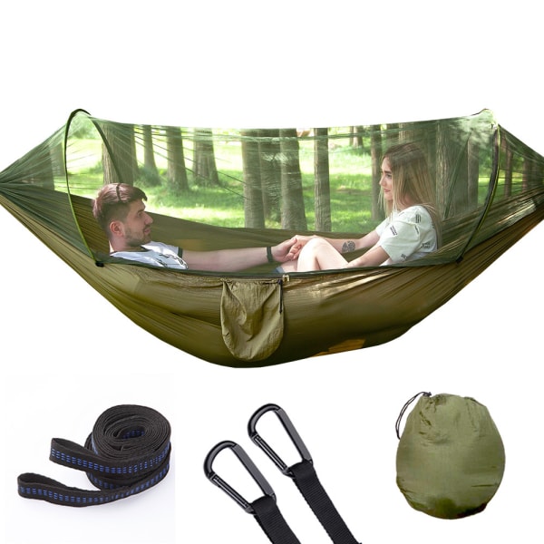 Camping Hammock with Mosquito Net, 1-2 Person, Portable and Light