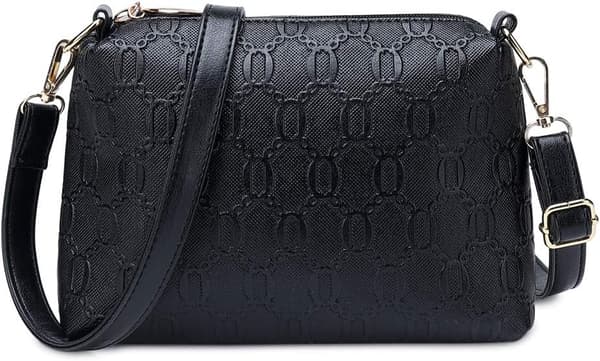 (4 stk sett) Dame PU Lær Håndveske Topphåndtaksveske Messenger Bag