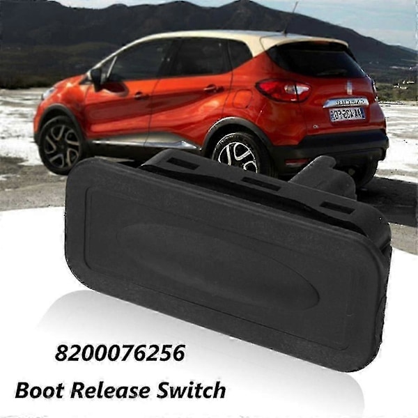 Bakluckeöppningsknapp 8200076256 För Renault Clio Megane Captur Kangoo Bagageutrymme tao