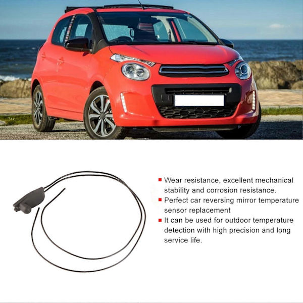 Bil Bakspejl Temperatur Sensor Udskiftning Passer til Citroen C1 C2 C3 C4 C5 C6 C8