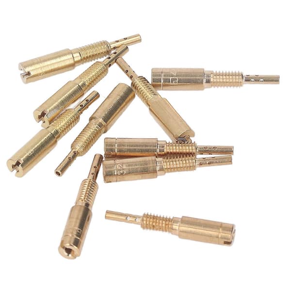 10 stk. Karburator Pilot Langsom Jets Kit 15?25 30?40 Metal til Mikuni HS40 HSR42 HSR45