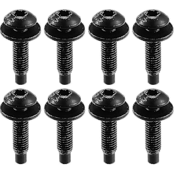 8 stk. Torx-skruer til hardtop til Jeep Wrangler Jk 2007-2018 Ekstra lange udskiftningsbolte til biler Rustfrit stål Sort