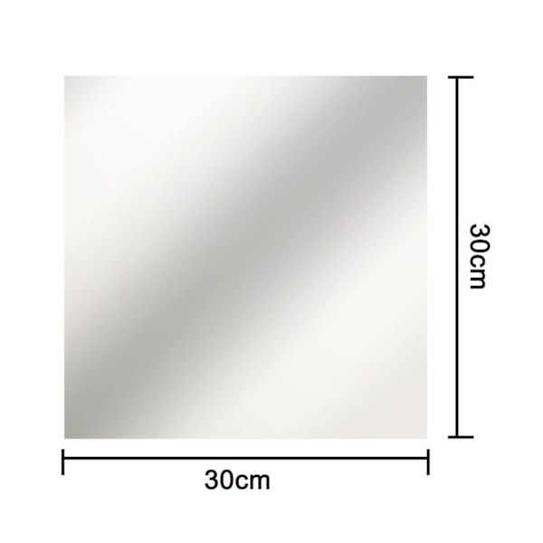Veggspeil speilfliser speilflis speil 30CM 9 stykker