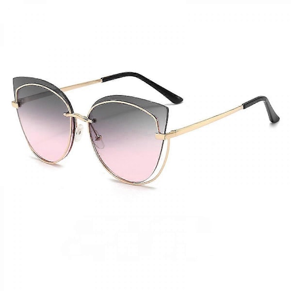 Cat Eye solbriller til kvinder, modedesignerstil, spejlglas xq-sg201