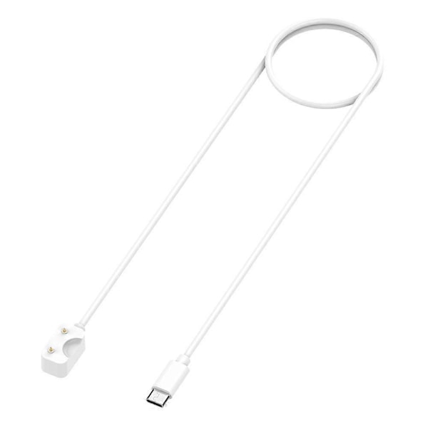 Magnetisk Oplader Effektiv Stabil Opladning Flere Beskyttelsesfunktioner Opladerkabel Smart Band Base Oplader Adapter Kompatibel med Samsung Fit3 R390 White 55CM Type C