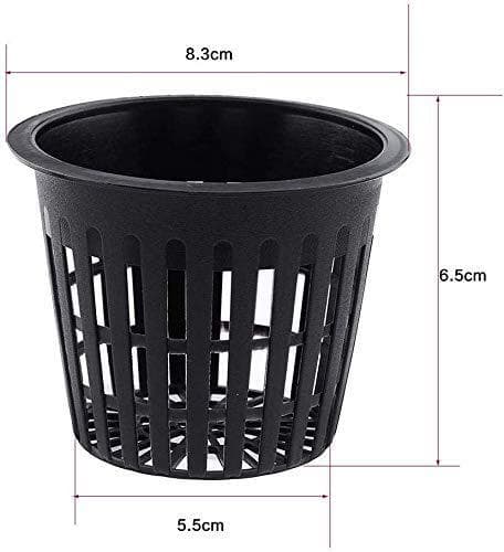 40 st Hydroponiska korgar Plastkruka Återanvändbar hydroponisk plantering Vattenväxtkorg för aeroponisk hydroponik Blomsterplantering Trädgårdsarbete