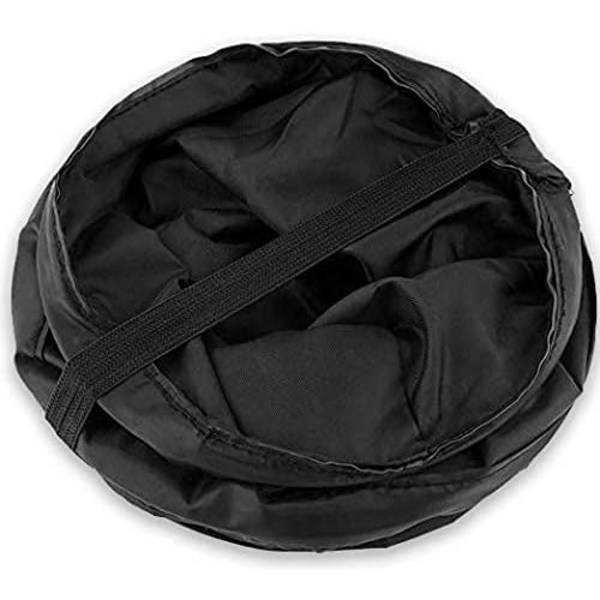 Sort Kompakt Mini Sammenklappelig Bilspand