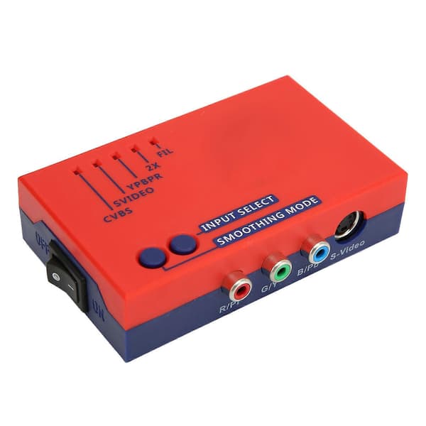 RetroScaler2x -muuntimelle A V HD Multimedia Interfa Cecompatible RetroScaler2x Line Multiplier Red -laitteelle