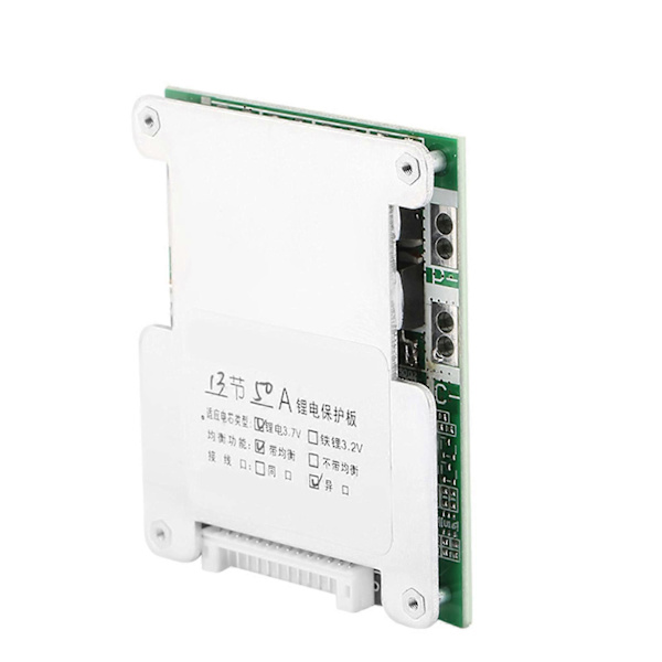 13S 50A Litiumbatteri Ladebeskyttelseskort BMS PCB med Balanselading