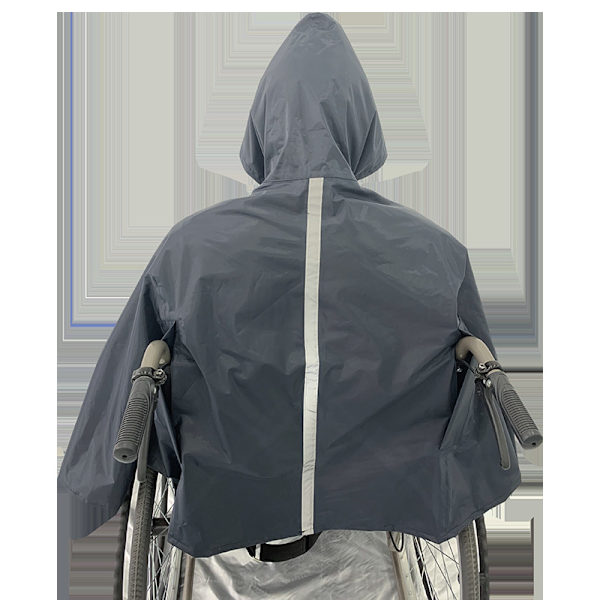 ##/Pyörätuolin Sateenpeite (Lämpövuori) Pyörätuolin Kassi Vedenpitävä Poncho Pyörätuolille Sateenpeite Pyörätuolille Tummansininen##/