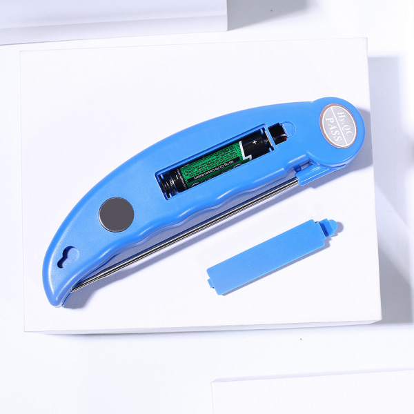 1 Blå Kjøkken Termometer, 3s Instant Read Mattermometer,