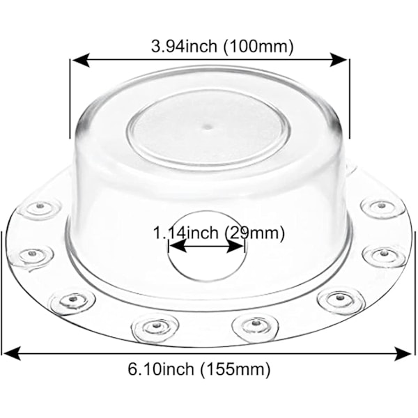 Silikon Badekar/Vask Sink Stopper - Klar Farge for Kjøkken, Bad