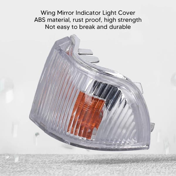 1 Par Blinklysdeksel Sidespeil Blinklys Lampe Linse Erstatning for Iveco Daily 2006?2012