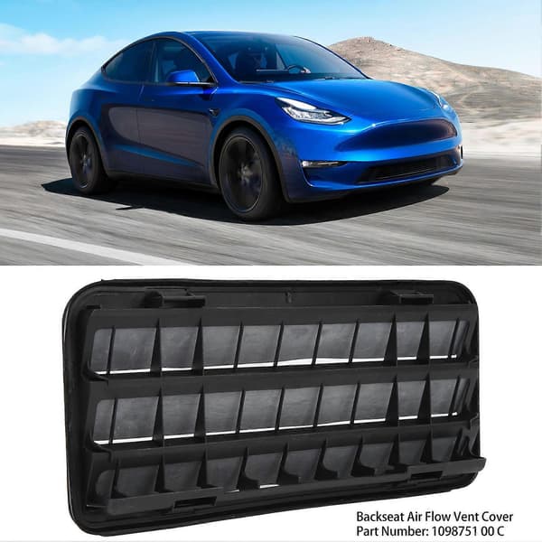 Luftstrømsdæksel til bagsædet 1098751 00 C Udskiftning til Tesla Model 3 Y 2020 til 2023
