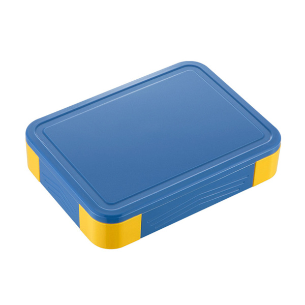 ##/Blå delad fruktlåda salladslåda lunchlåda##/