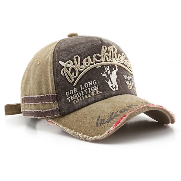 Sommercap Vintage Bomuld Baseball Cap Unisex Distressed Sna