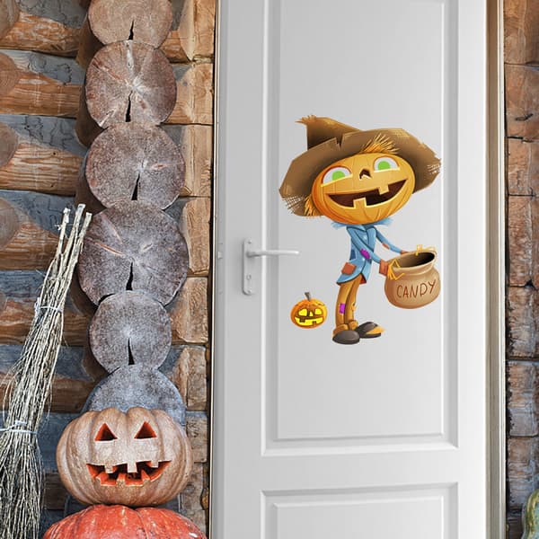 ##/Söta Halloween-väggdekaler 30cm x 45cm##/