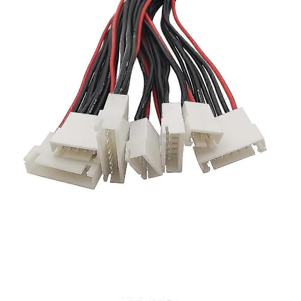 Lipo Batterilader Silikonledning Balanseforlengelse 300mm Kabel 2S 3Pin 3S 4Pin 4S 5Pin 6S 7Pin 7S