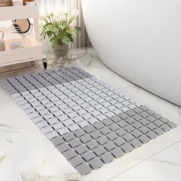 Skridsikker massagebademåtte, 38,9 x 67,8 cm skridsikker brusemåtte m