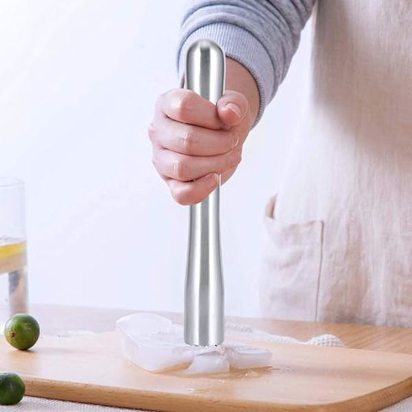Cocktail Muddler i Rustfrit Stål, Cocktail Mixer Citron Bar Tool,
