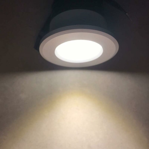 4 kpl Mini LED Uppotettavat Spottivalot 3 W Lämmin Valkoinen, Mini LED Sp