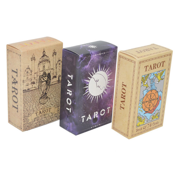 2 par klassiska tarot-orakelkort för nybörjare, betydelse