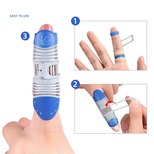 ##/Finger Skydd Pack om 5 Basketboll Fingerskydd Utskuren Finger##/